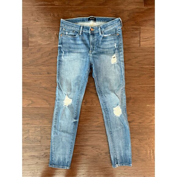 Buffalo David Bitton Distressed Faith Mid Rise Skinny Jeans size 29 - Picture 1 of 8